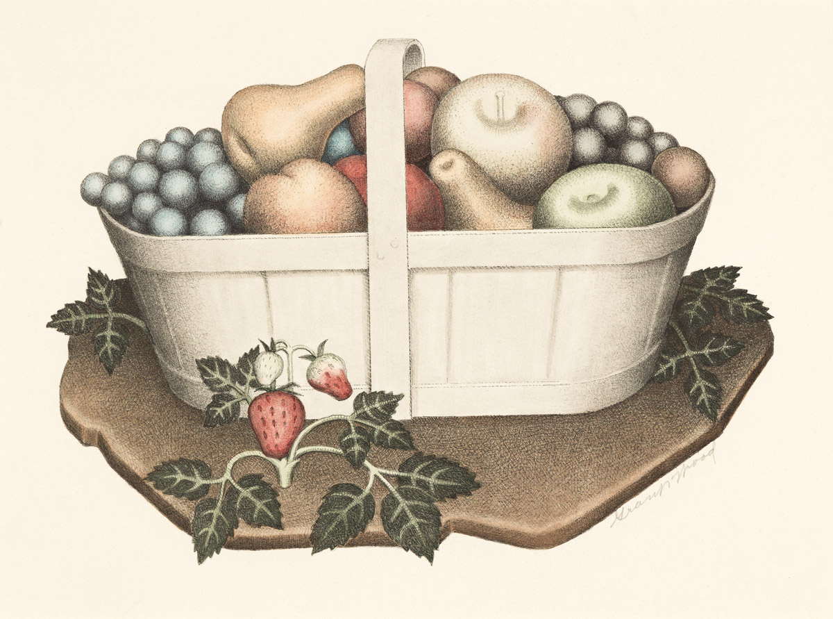 GRANT WOOD (1891-1942) Fruits.